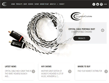 Tablet Screenshot of crystalcable.com